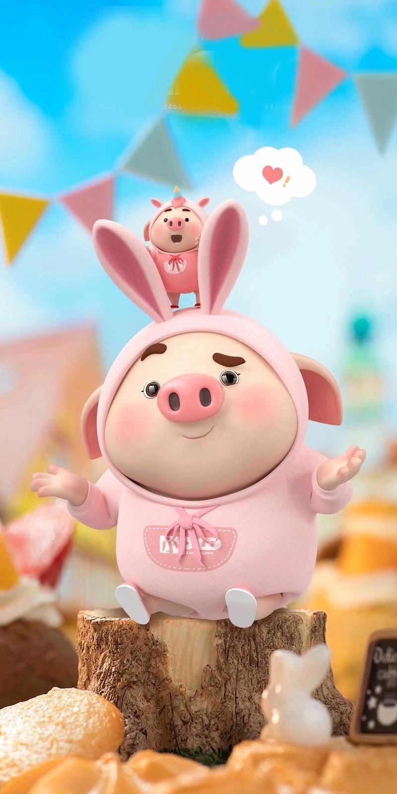 Hình ảnh avatar ngộ nghĩnh mang cảm giác vui vẻ.