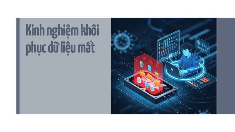 Trải nghiệm cứu dữ liệu quan trọng bị mất