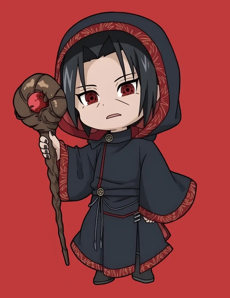 Itachi drawing chibi đơn giản và dễ học vẽ.