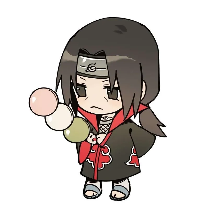 Itachi Akatsuki chibi vừa ngầu vừa dễ thương.