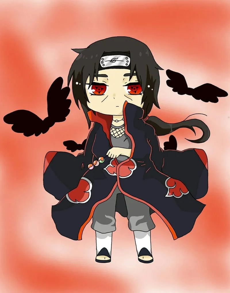 Itachi cute chibi tạo cảm giác gần gũi.