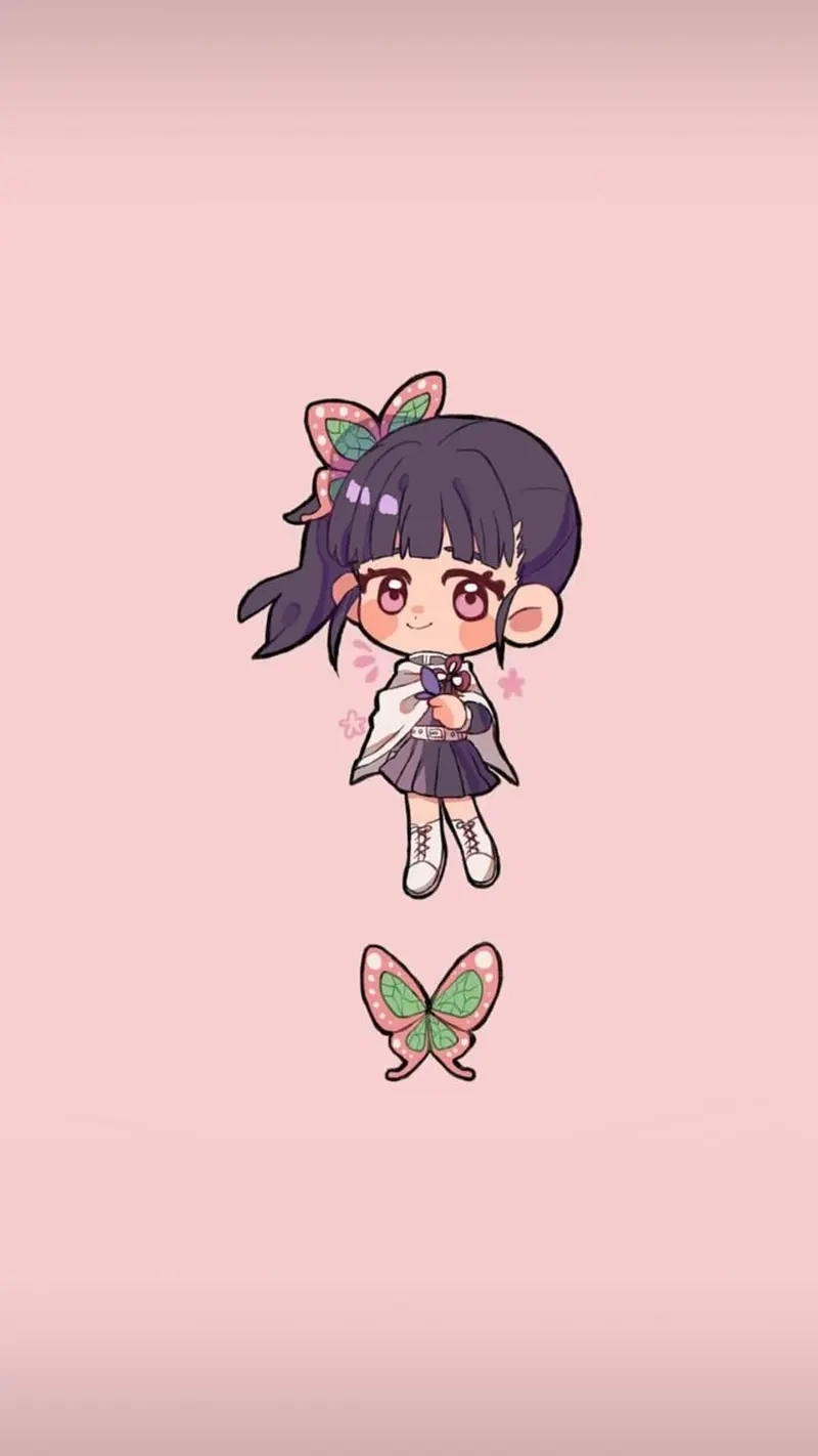 Hình ảnh Kanao chibi đa dạng biểu cảm đáng yêu.