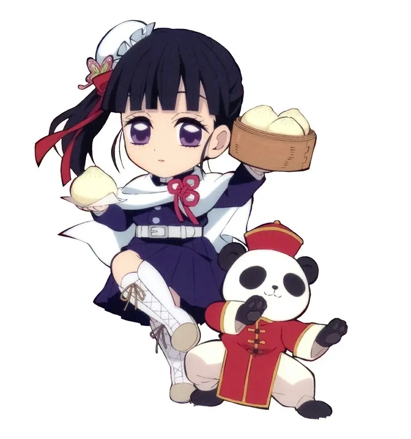 Hình Kanao chibi cute nổi bật với nét vẽ dễ thương.