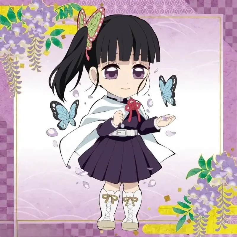 Anime Kanao chibi giữ trọn nét dễ thương của nhân vật.
