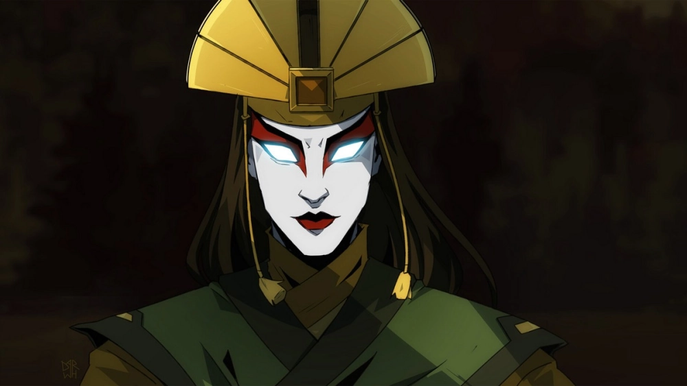 Avatar Kyoshi ngầu thể hiện khí chất lạnh lùng và quyền lực.