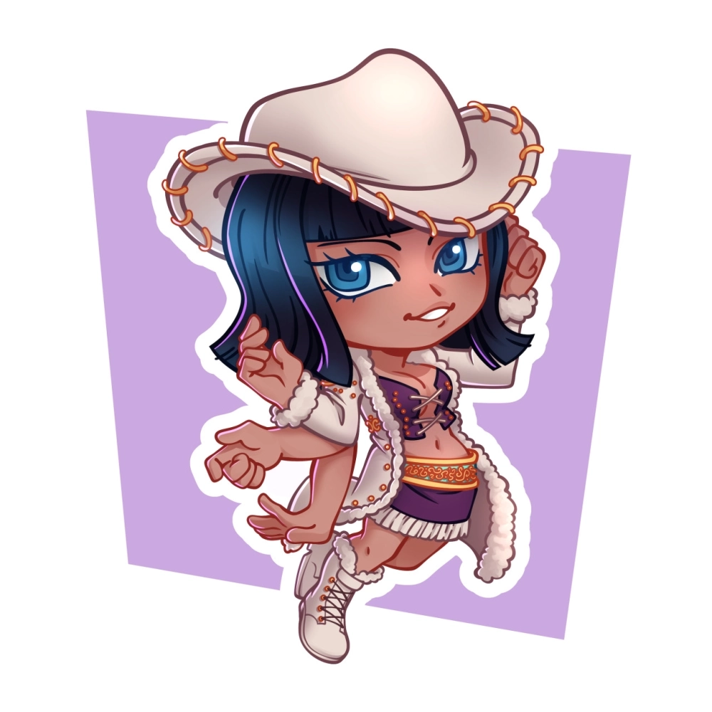 Sự kết hợp giữa nét thông thái và vẻ ngoài đáng yêu trong phiên bản chibi robin.